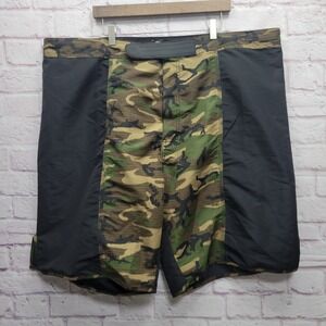 Rothco Two-Tone Black Camo Shorts Size 50 Ripstop Performance Tactical Hook Loop